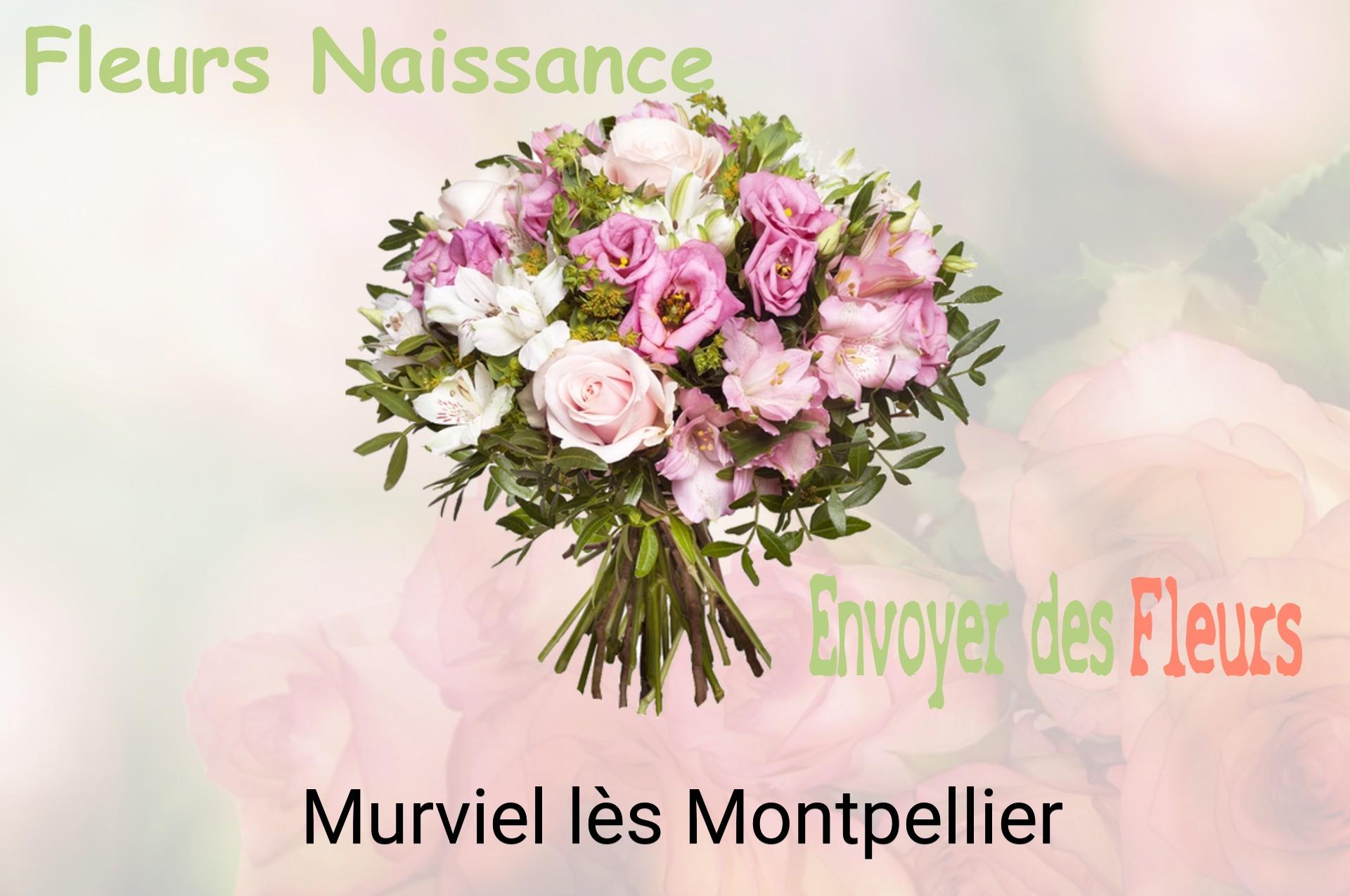 Bouquet de fleurs de naissance livré à Murviel-lès-Montpellier